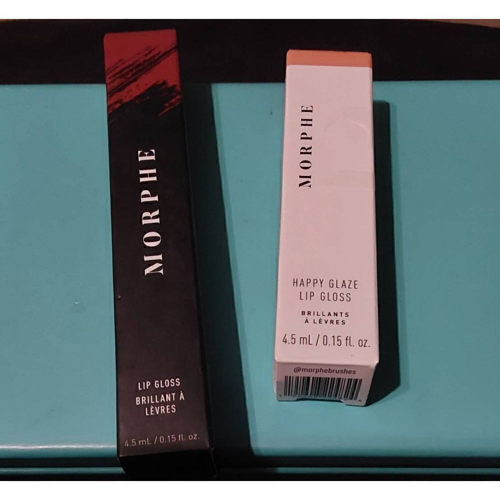 BNIB~Morphe Brilliant Lip Gloss & Happy Glaza Lip Gloss Duo~$26 Value